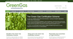 Desktop Screenshot of greengas.org.uk